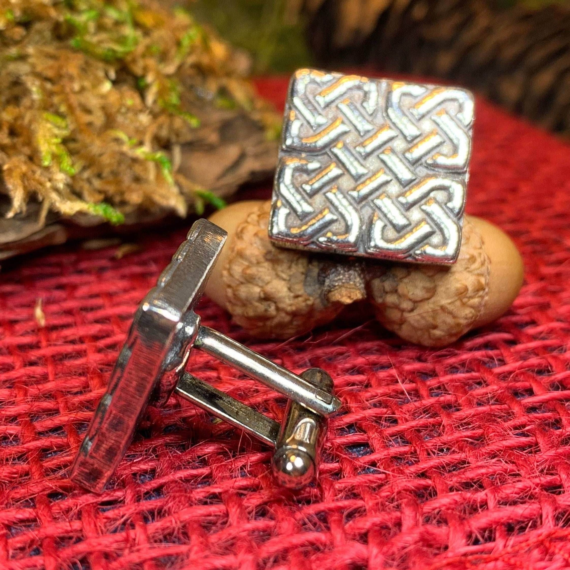 Stewart Celtic Knot Cuff Links - 