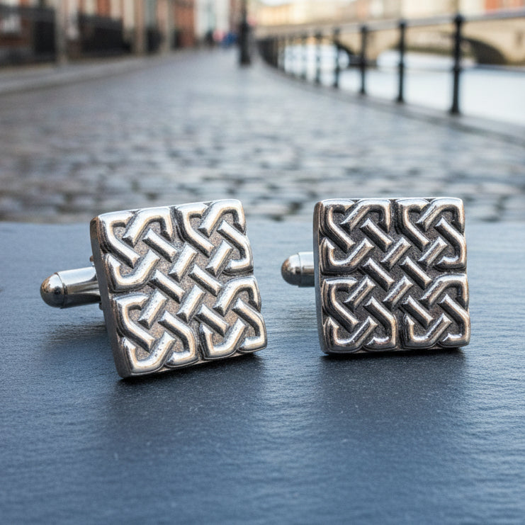 Stewart Celtic Knot Cuff Links