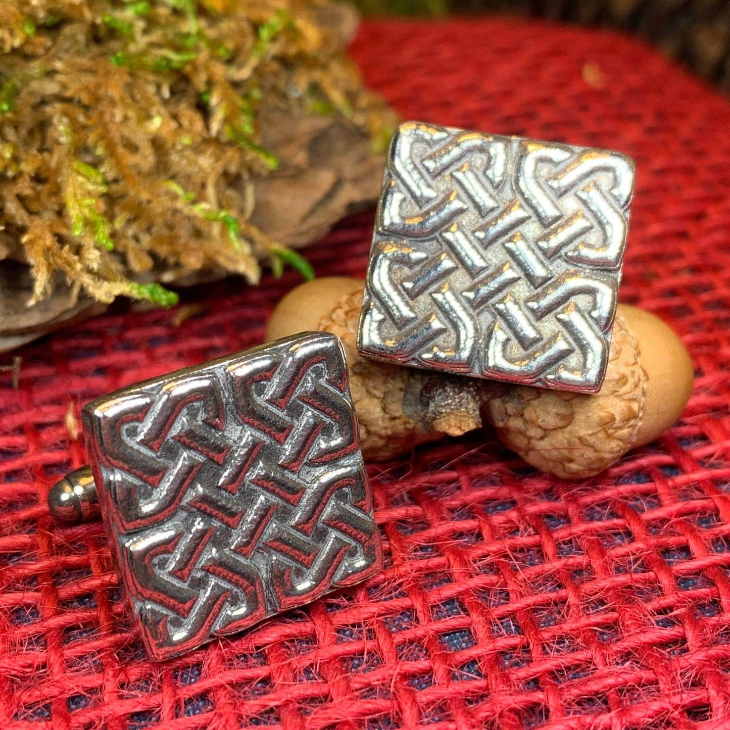 Stewart Celtic Knot Cuff Links - 