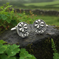 Irish Shamrock Cuff Links