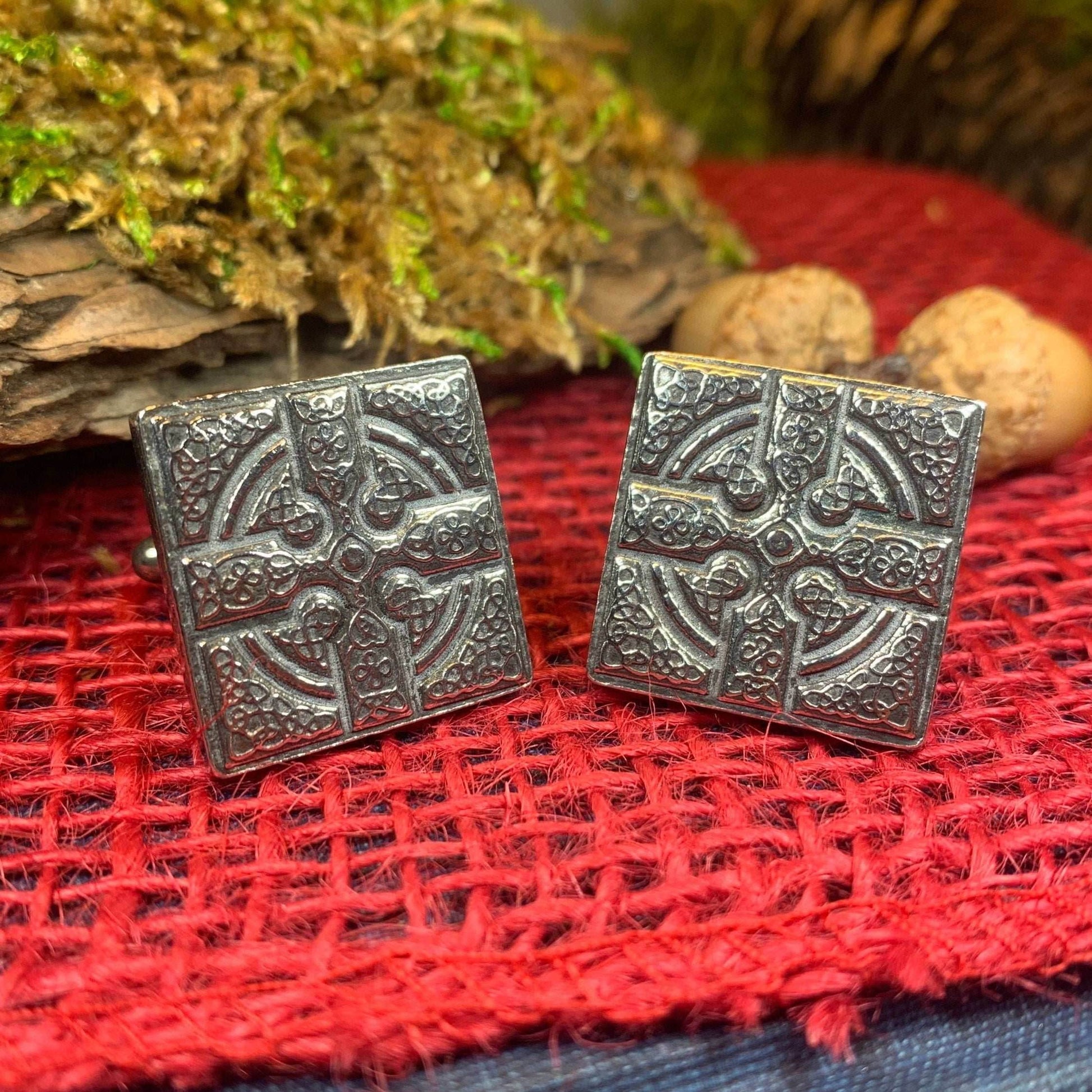 Celtic Cross Cuff Links - 