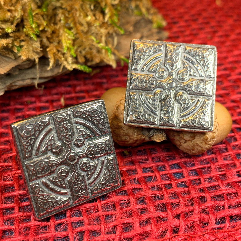 Celtic Cross Cuff Links