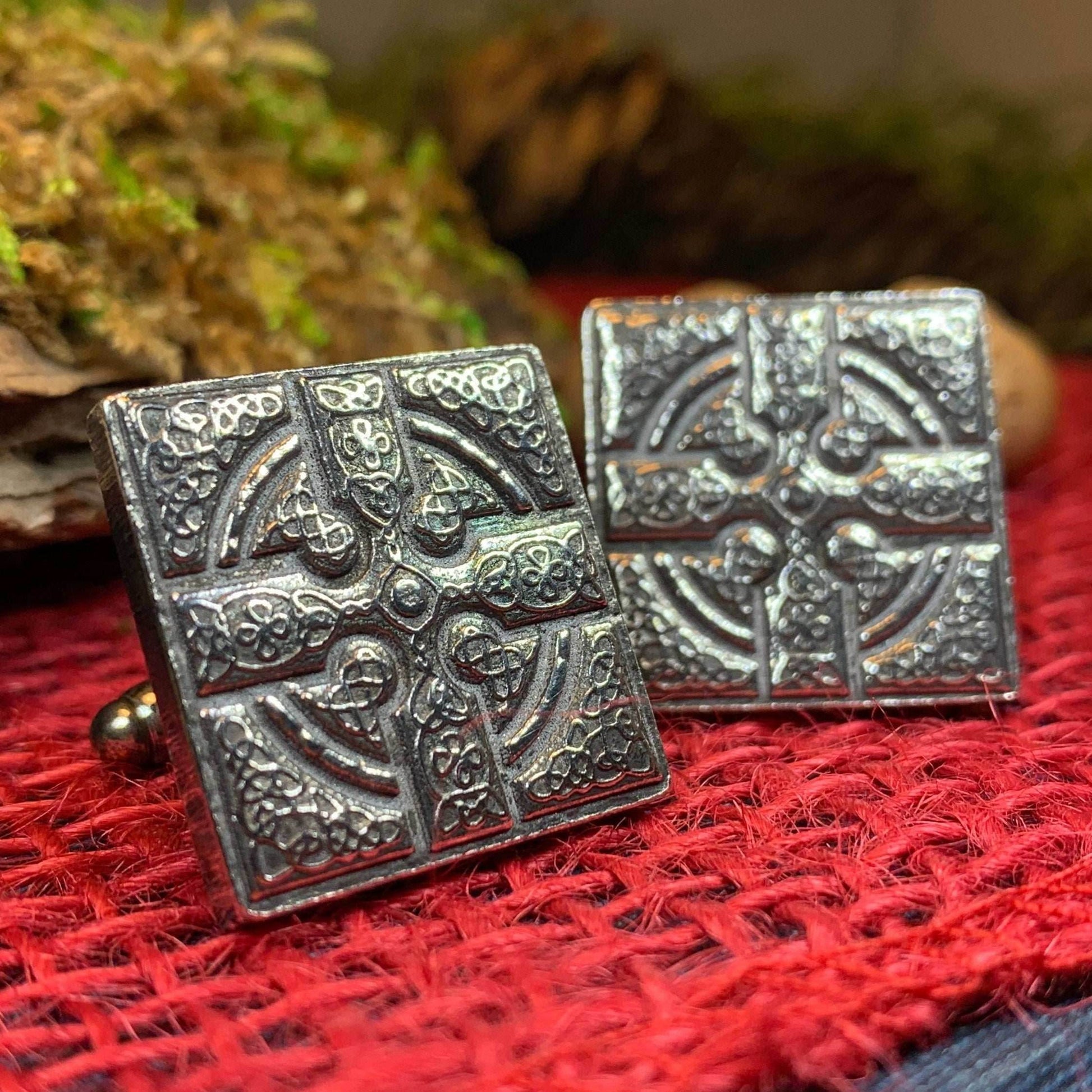 Celtic Cross Cuff Links - 