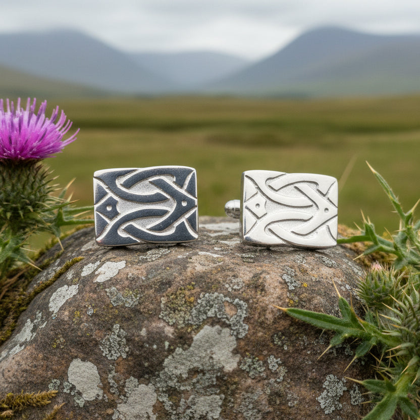 Sinclair Celtic Knot Cuff Links
