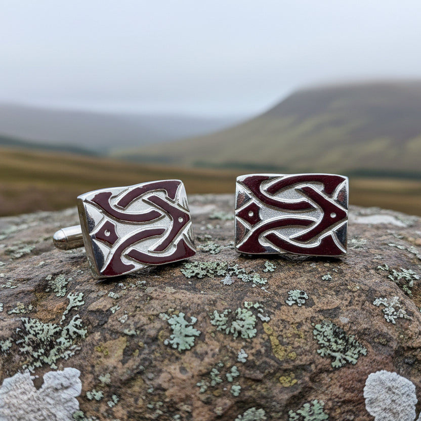 Sinclair Celtic Knot Cuff Links
