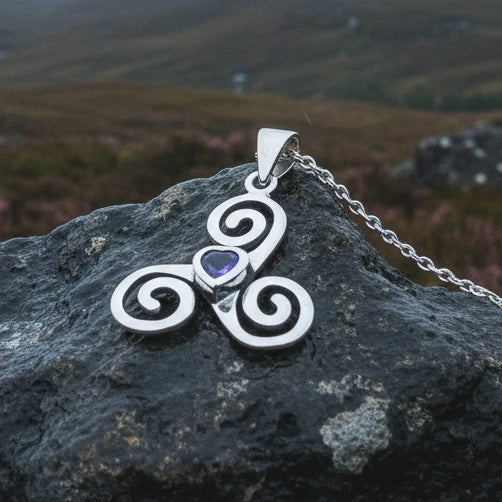 Celtic Spiral Love Necklace