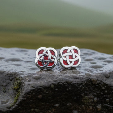 Dara Knot Stud Earrings