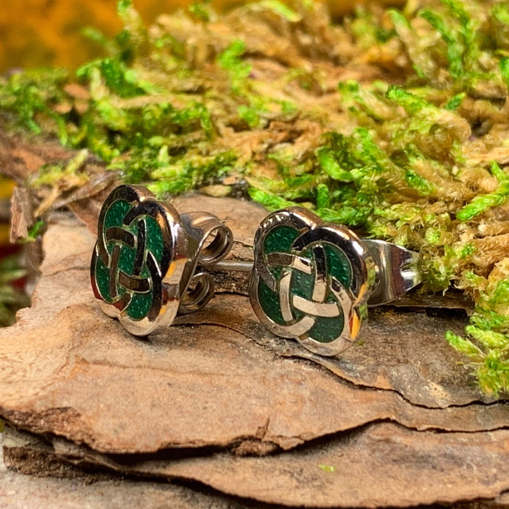 Dara Knot Stud Earrings
