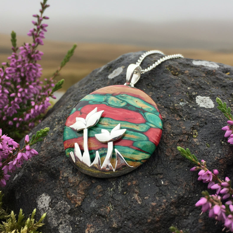 Heathergems Celtic Flower Necklace