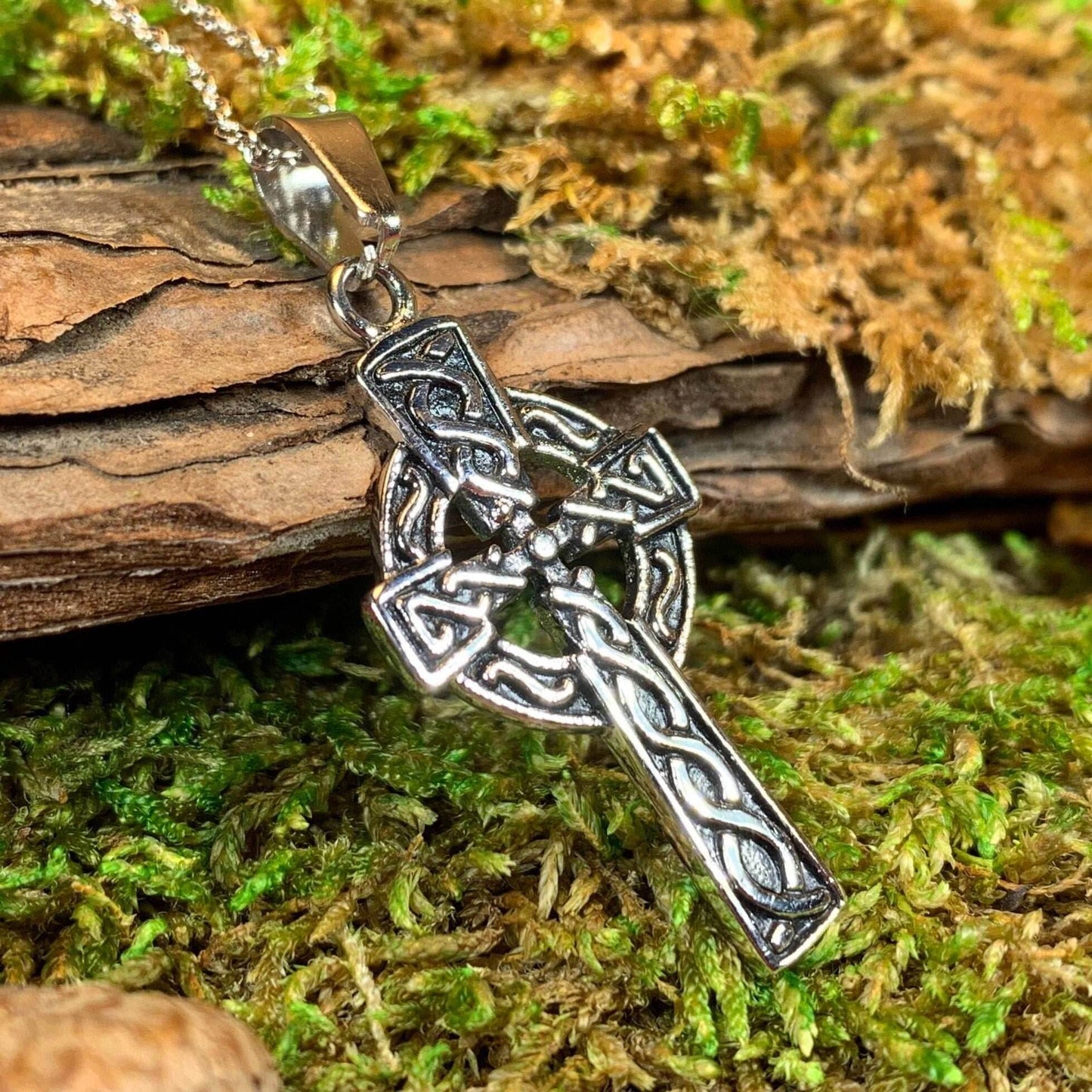 Graeme Celtic Cross Necklace - 