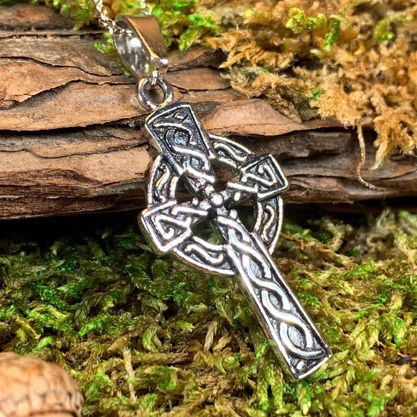 Graeme Celtic Cross Necklace - 