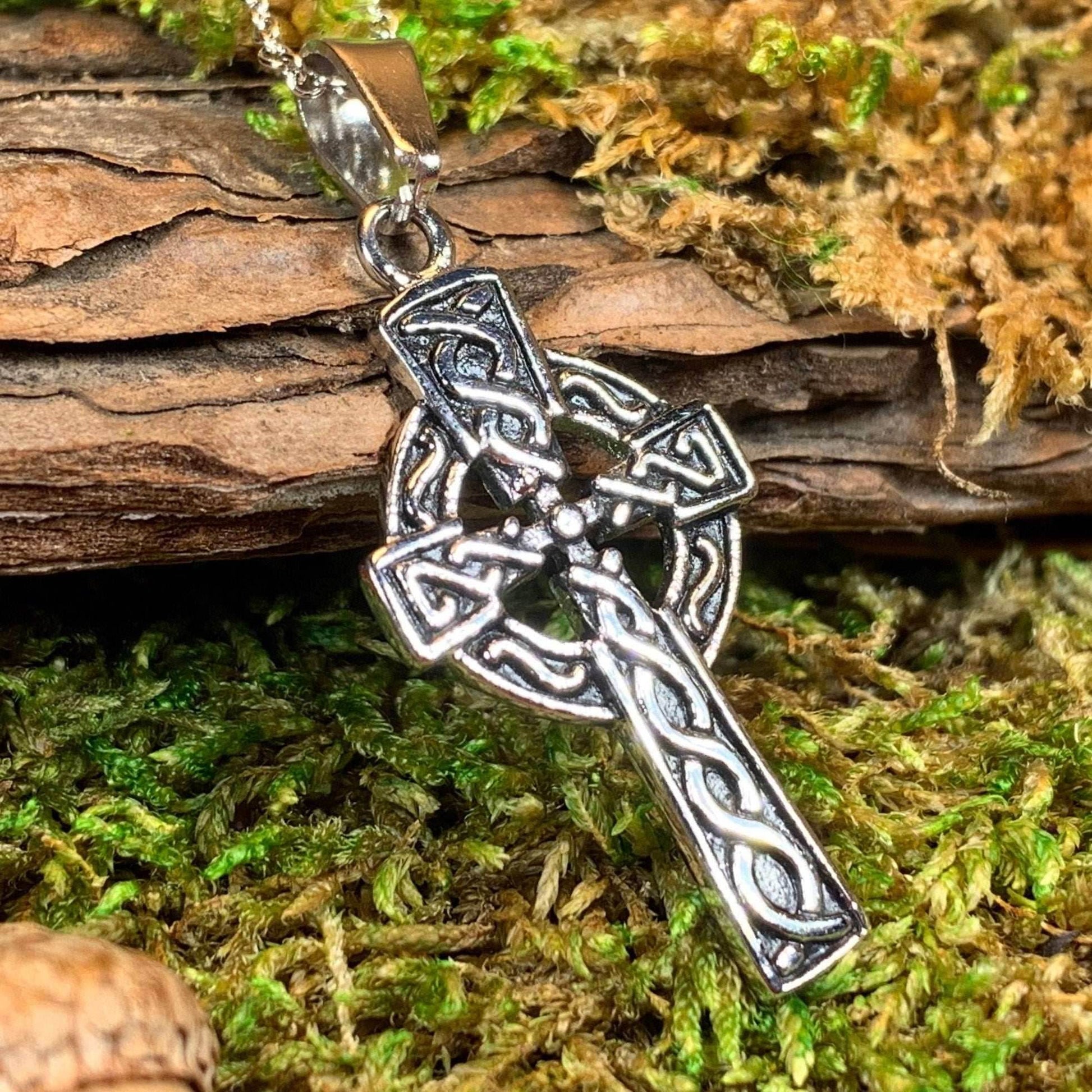 Graeme Celtic Cross Necklace - 