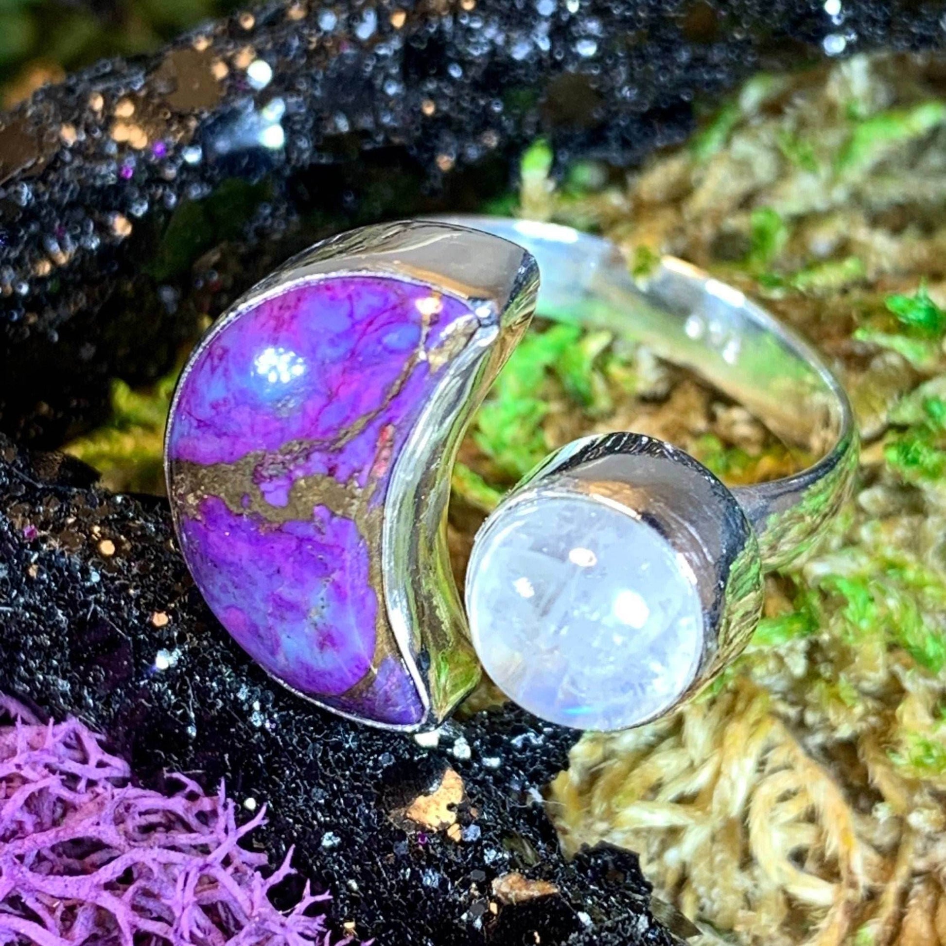 Khoeli Crescent Moon Ring - 7