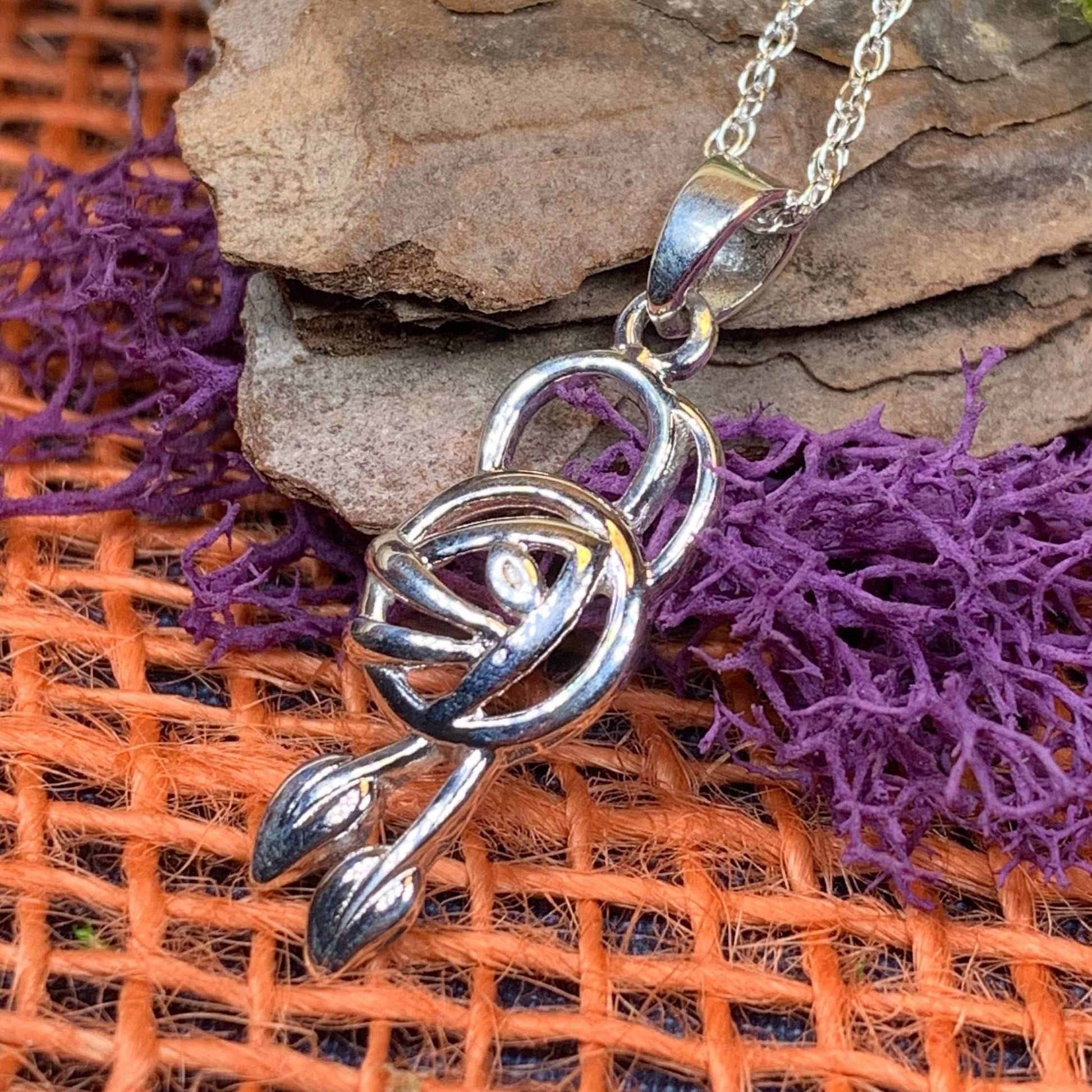 Mackintosh Rose Necklace - 18