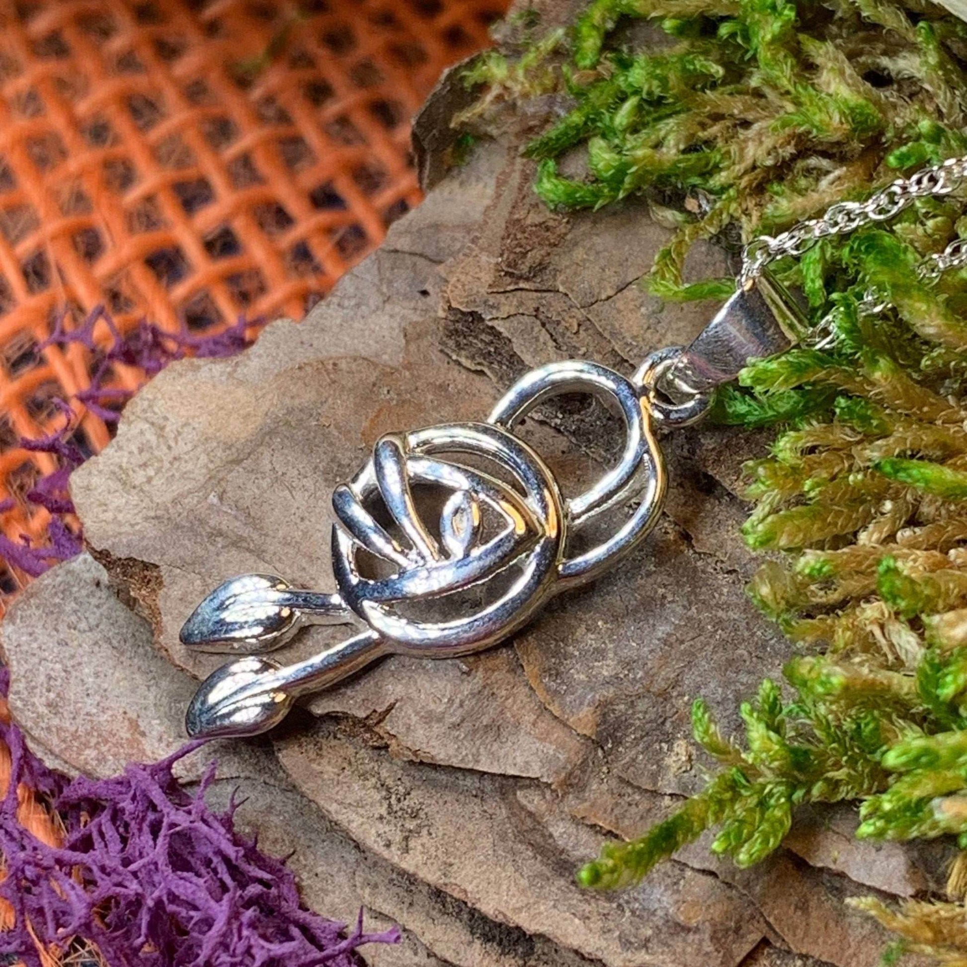 Mackintosh Rose Necklace - 18