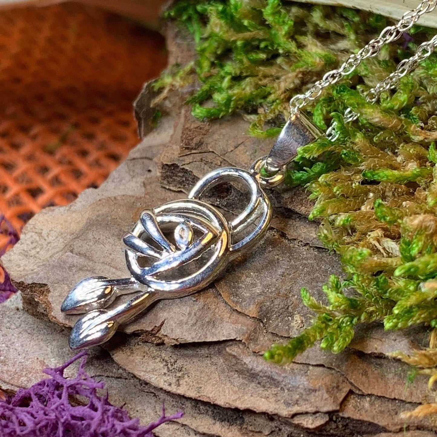 Mackintosh Rose Necklace - 18