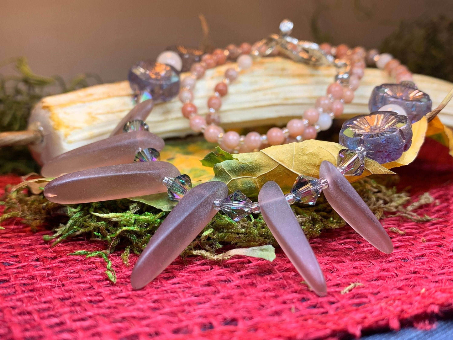 Highland Sunrise Crystal Necklace - 