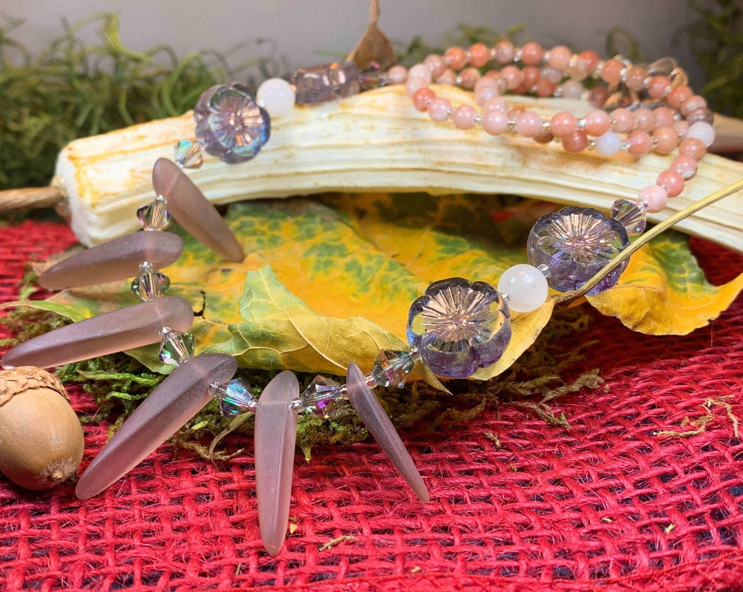 Highland Sunrise Crystal Necklace - 