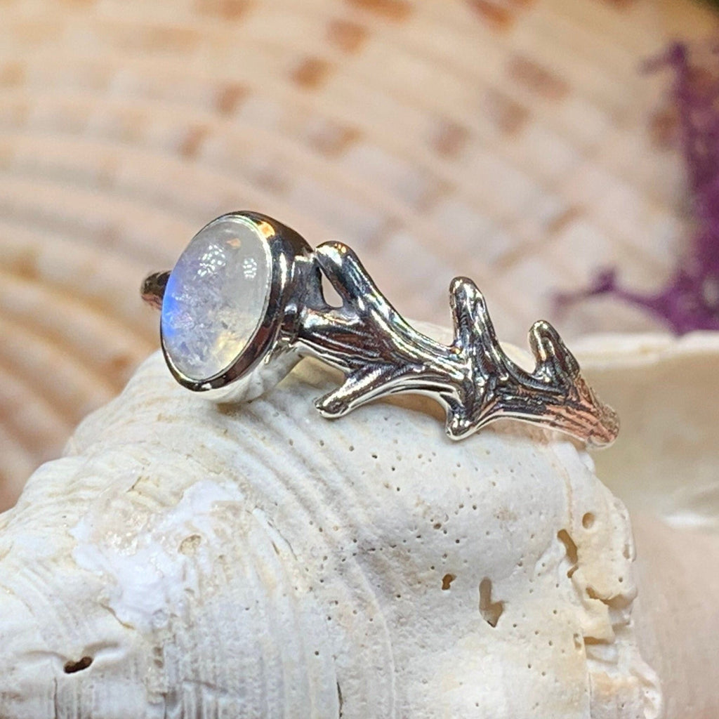 Ancient Forest Moonstone Ring