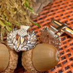 Alba Thistle Cuff Links
