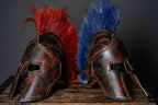 Spartan helmet (Gladiator) - S / Red hair