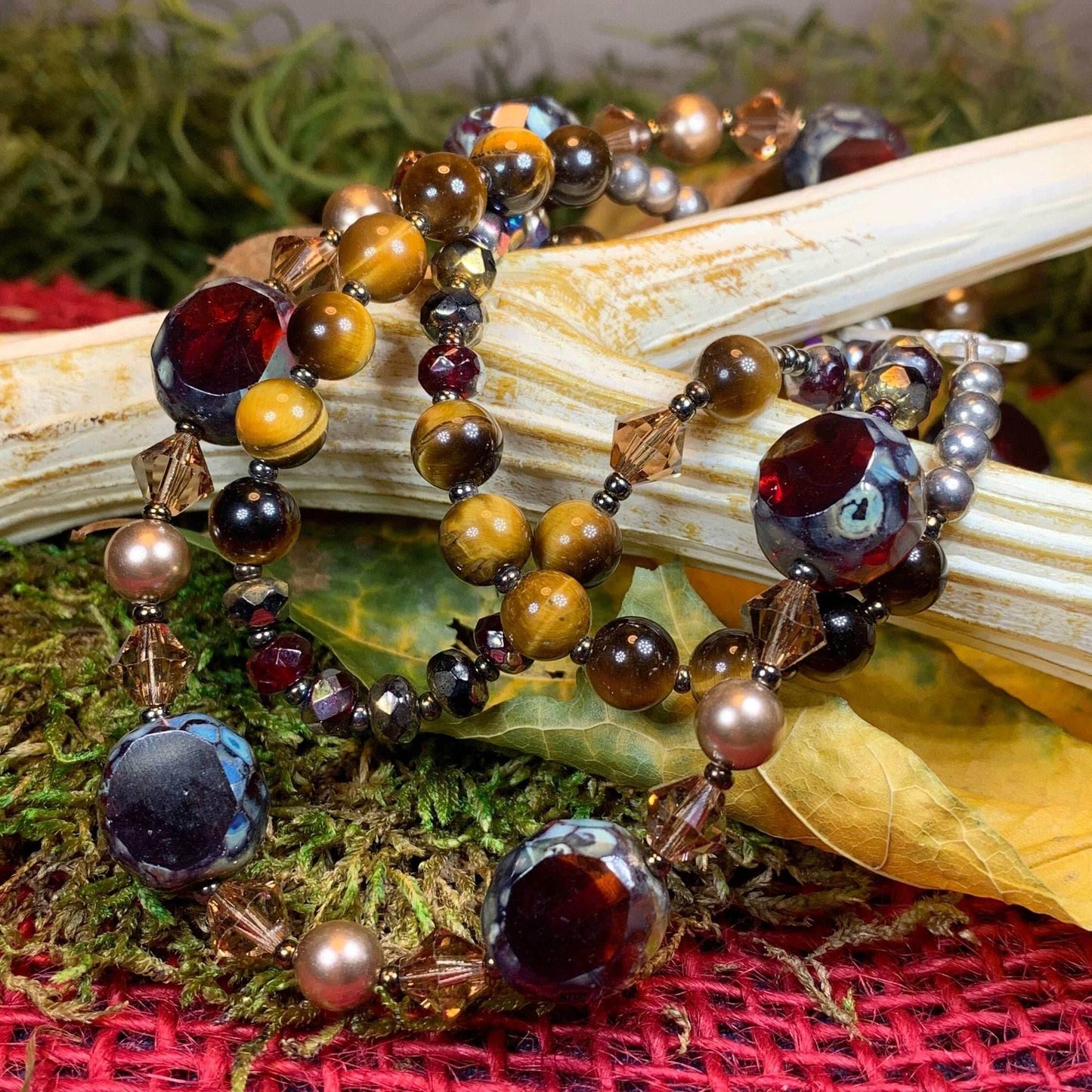 Highland Sunset Tiger's Eye Necklace - 