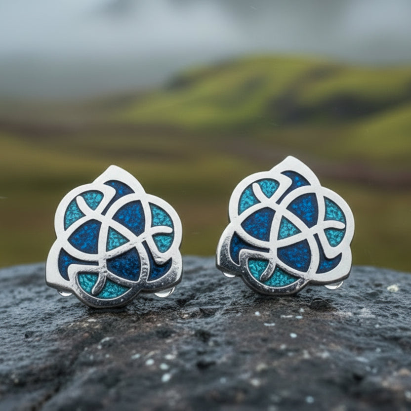 Celtic Knot Stud Earrings