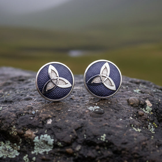 Trinity Knot Stud Earrings