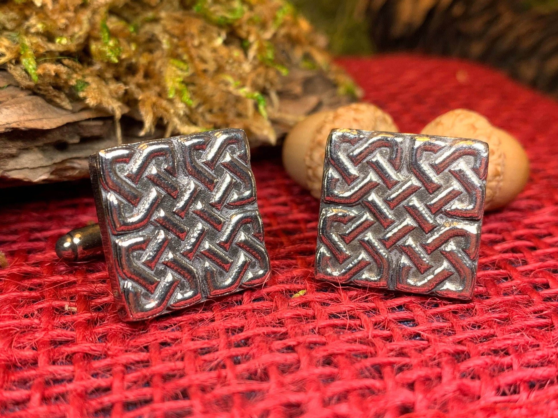 Stewart Celtic Knot Cuff Links - 
