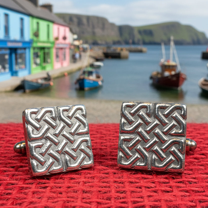 Stewart Celtic Knot Cuff Links