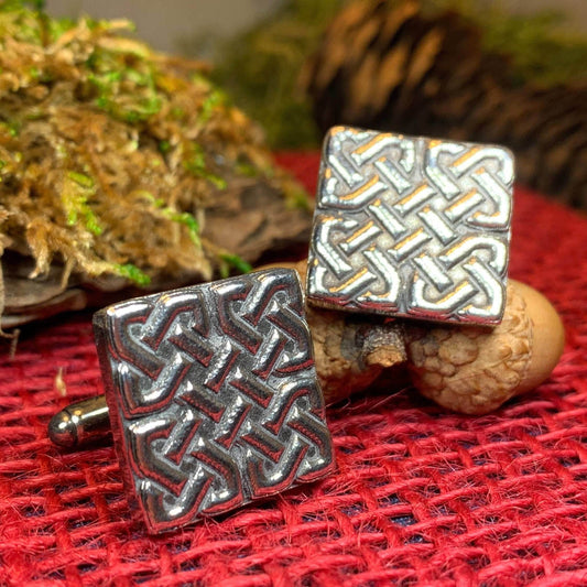 Stewart Celtic Knot Cuff Links - 