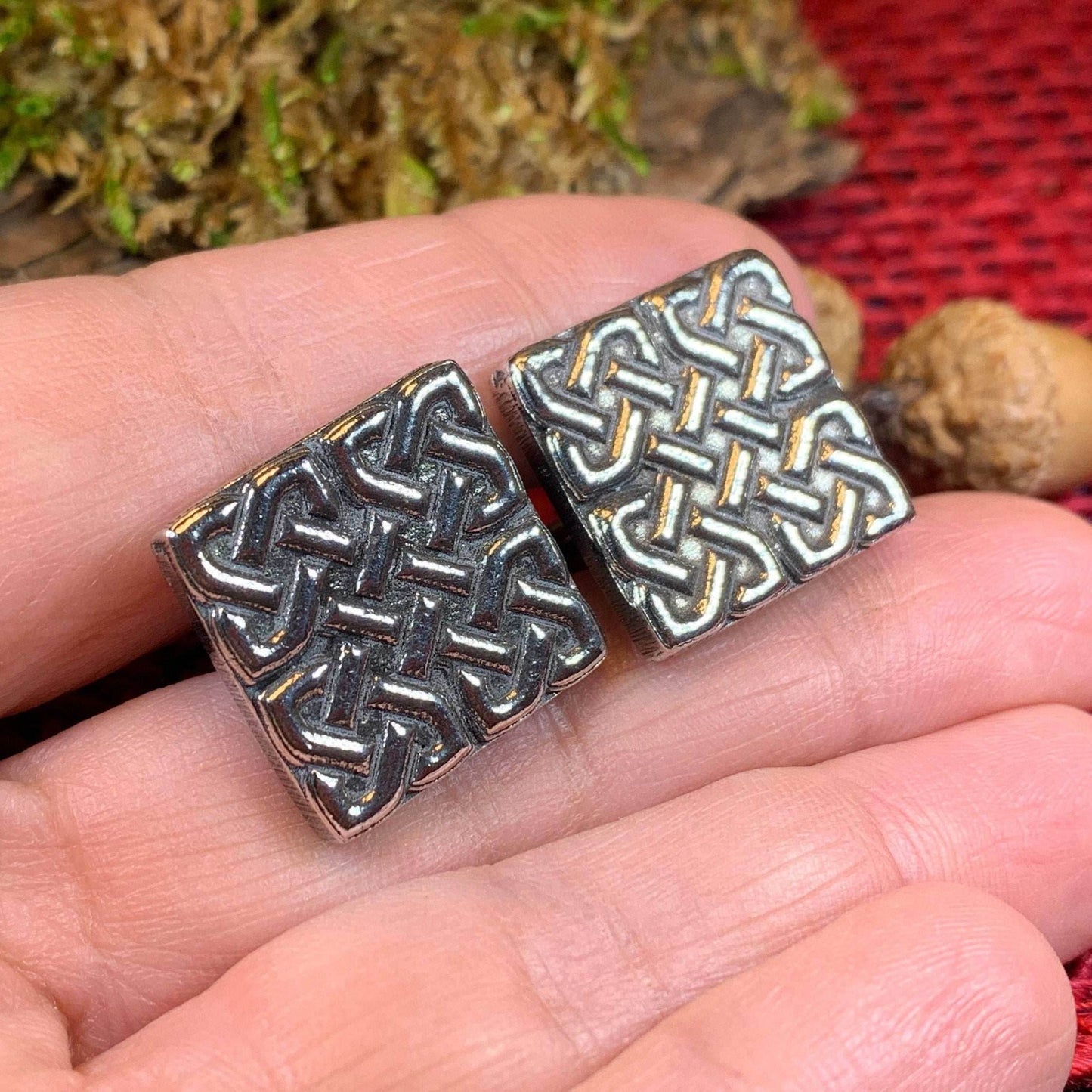 Stewart Celtic Knot Cuff Links - 