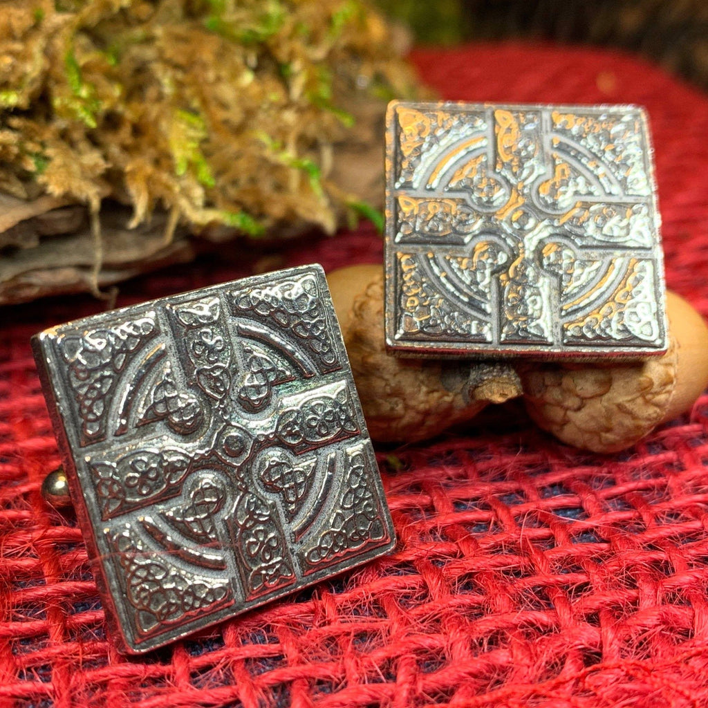 Celtic Cross Cuff Links