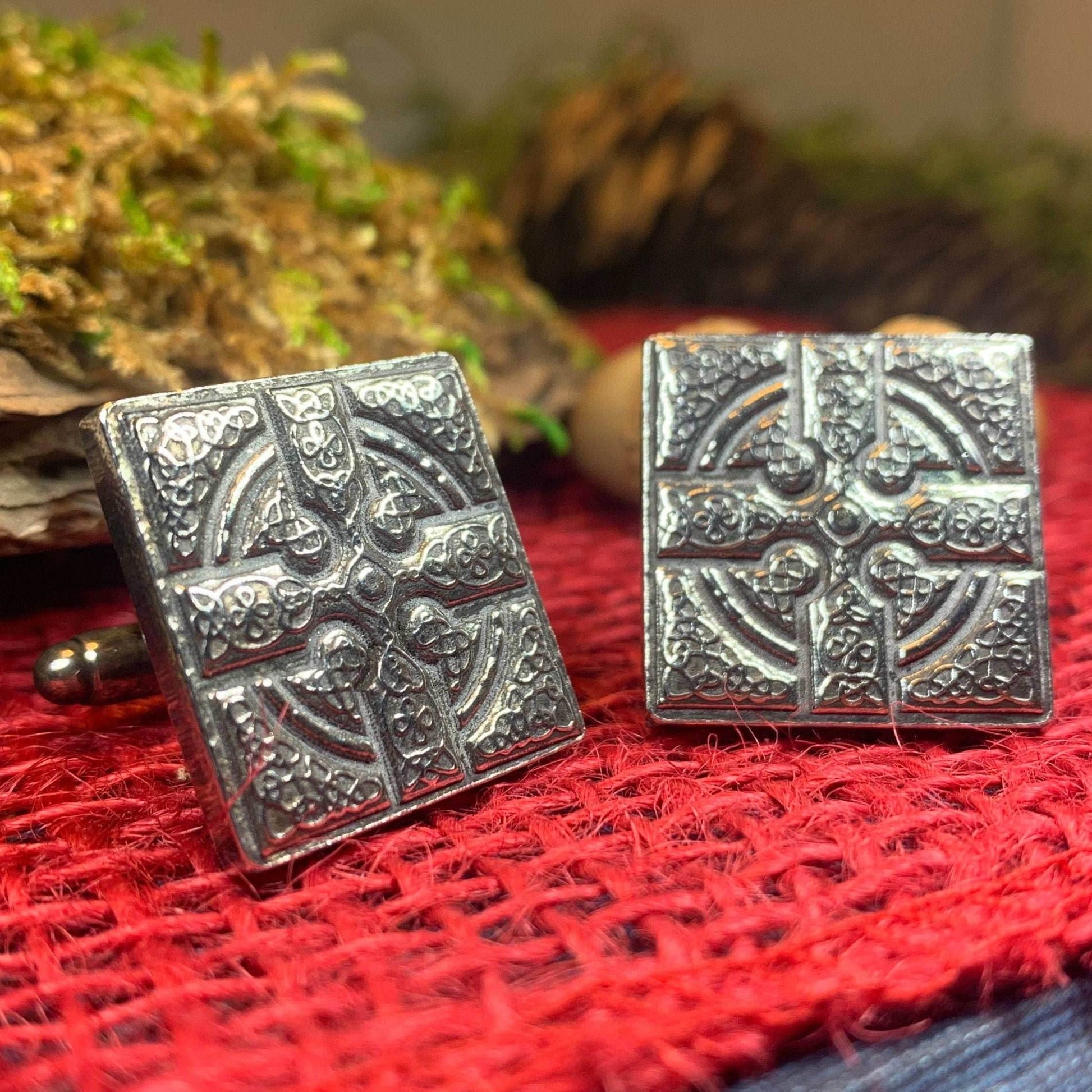 Celtic Cross Cuff Links - 