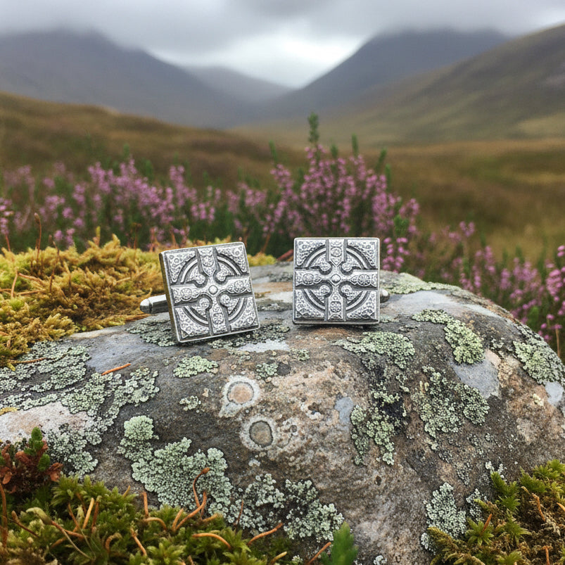 Celtic Cross Cuff Links