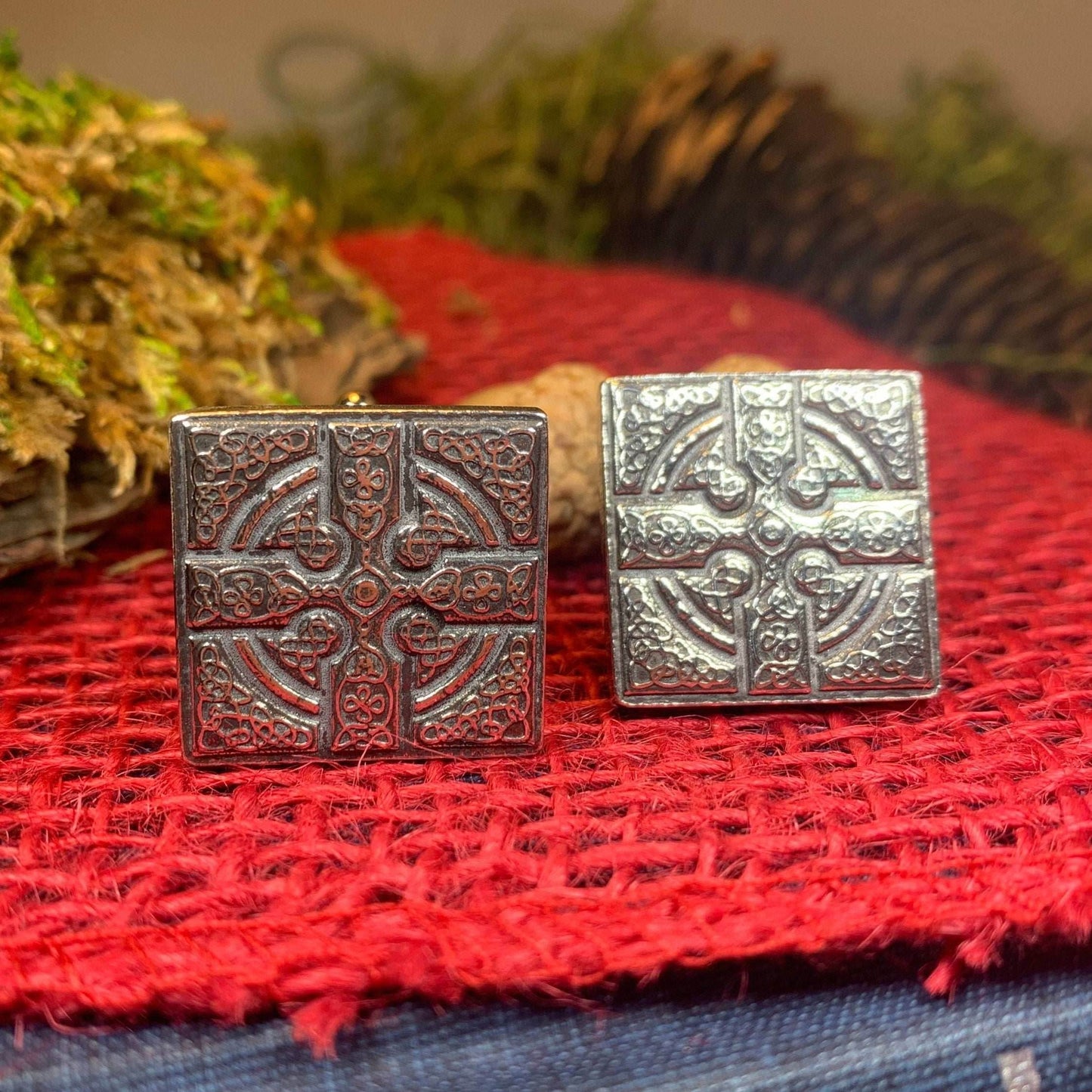 Celtic Cross Cuff Links - 