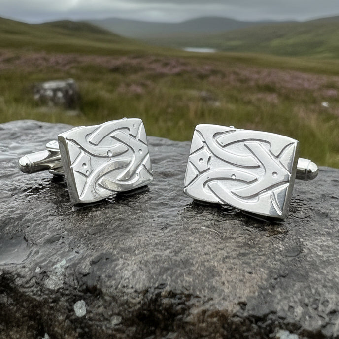 Sinclair Celtic Knot Cuff Links