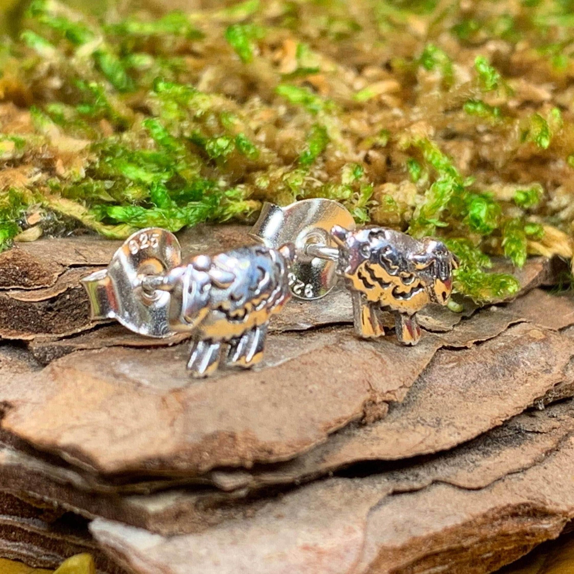 Irish Sheep Post Earrings - 