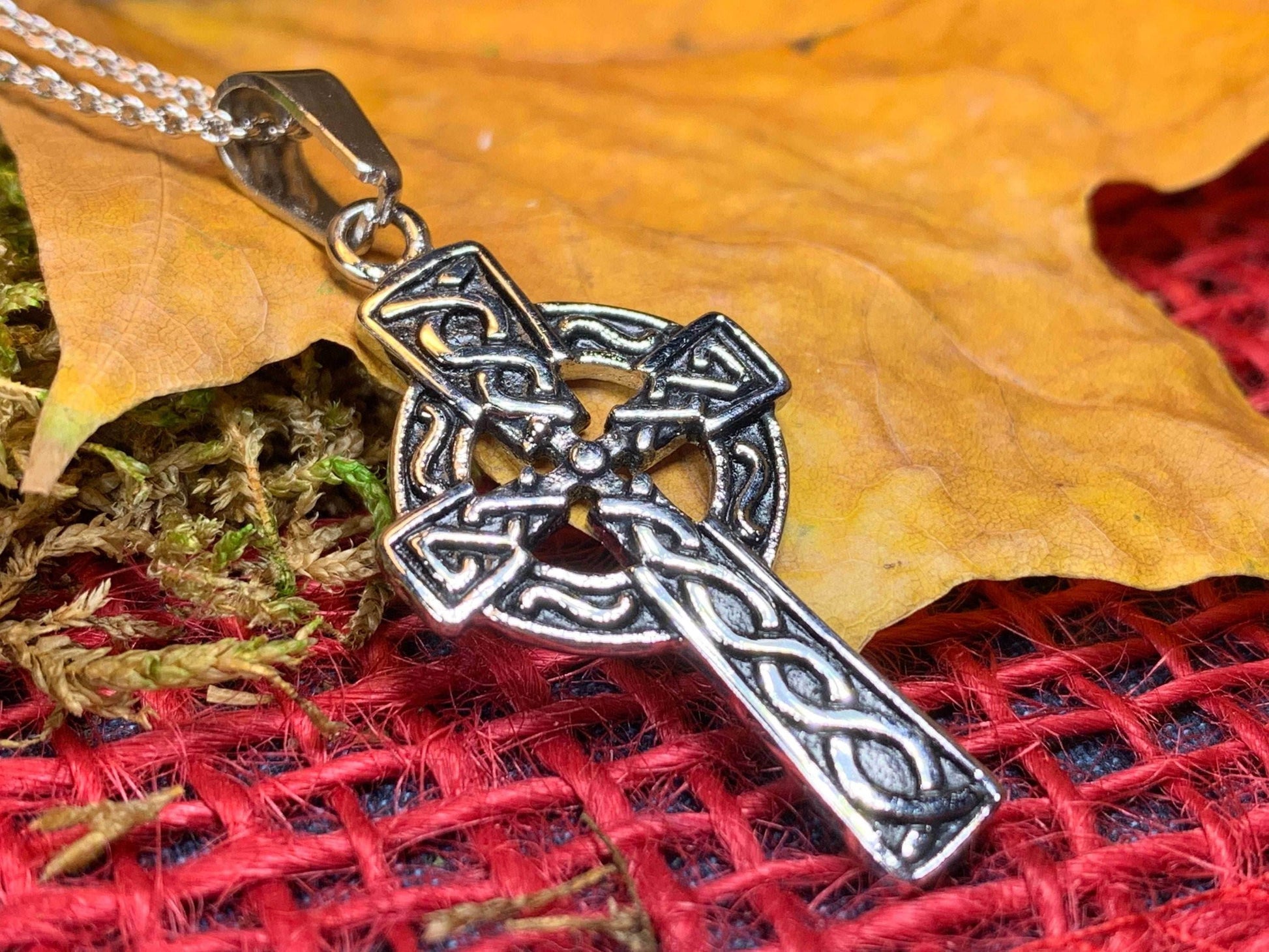 Graeme Celtic Cross Necklace - 