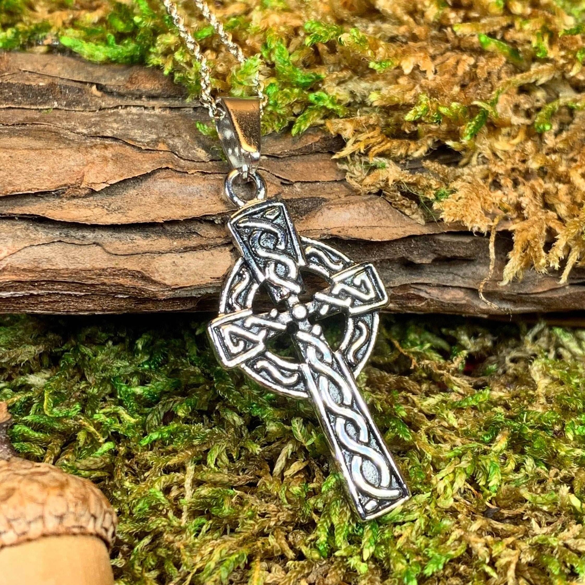 Graeme Celtic Cross Necklace - 