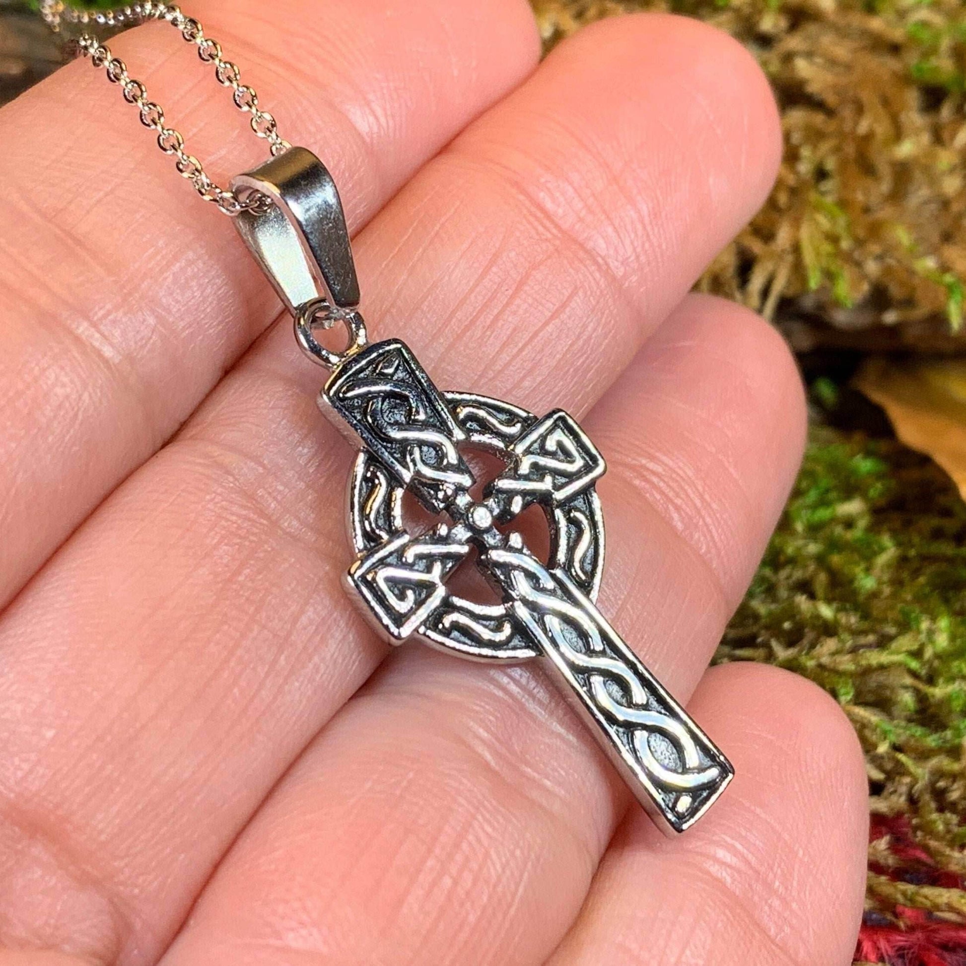Graeme Celtic Cross Necklace - 
