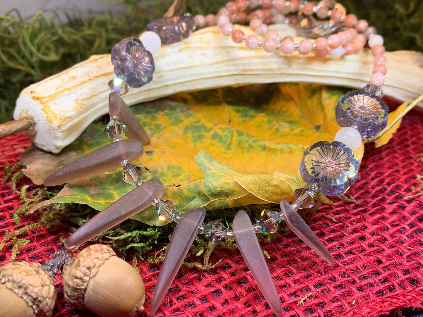 Highland Sunrise Crystal Necklace - 