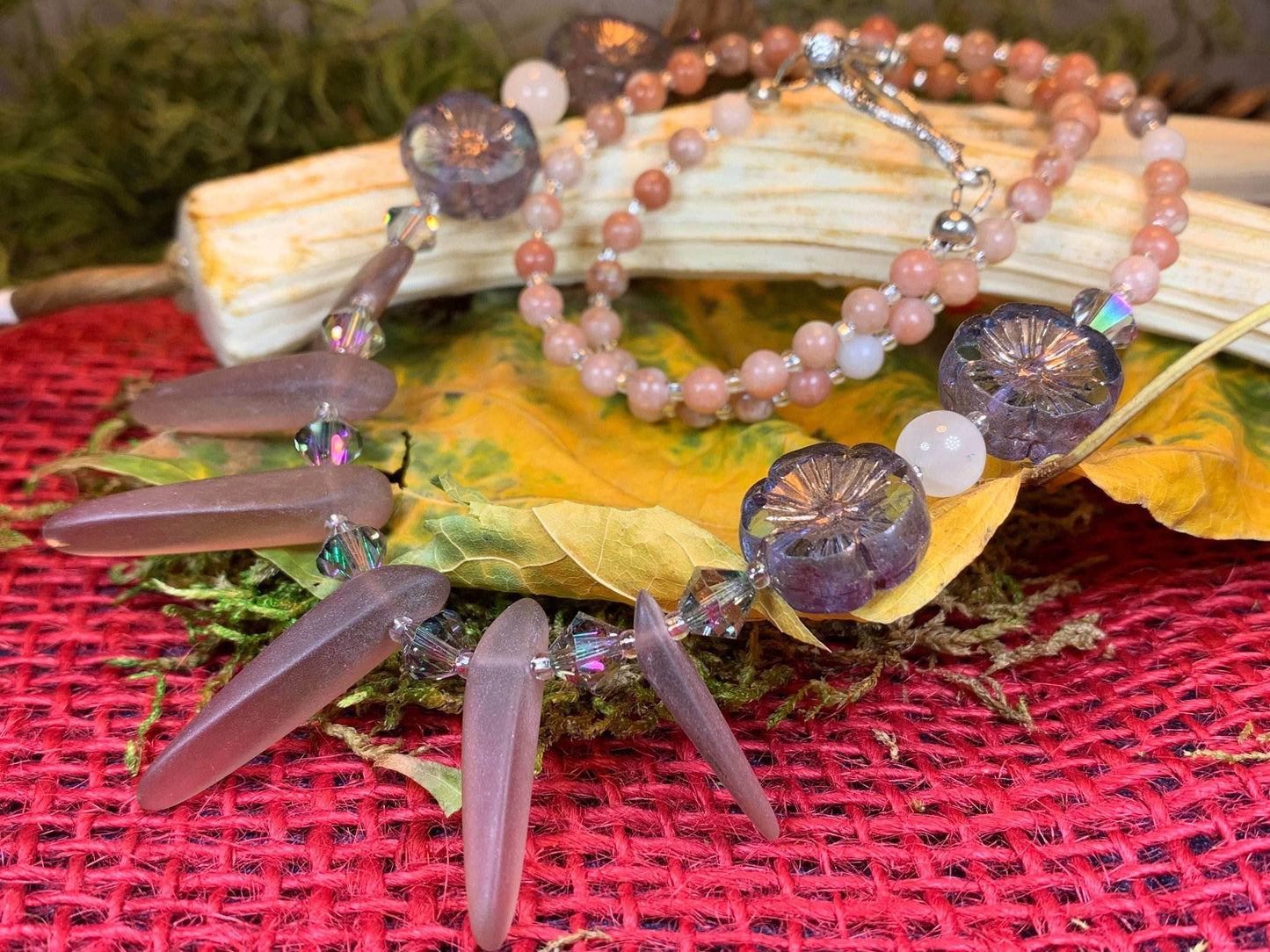 Highland Sunrise Crystal Necklace - 