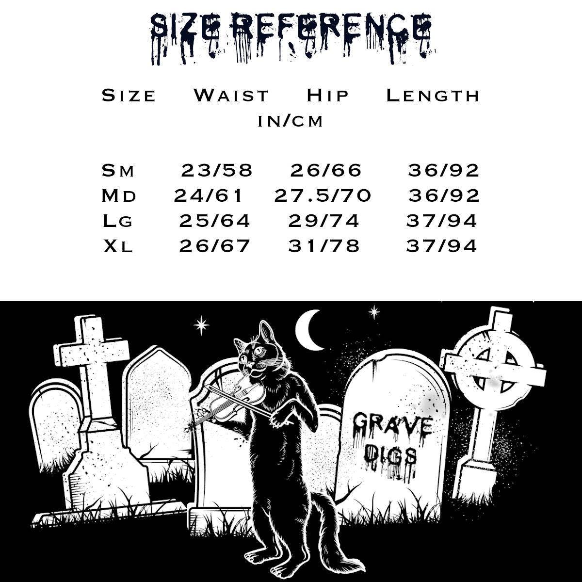 Viking Skull Print Leggings | Yoga Pants | Dark Skull Stretchy - Small