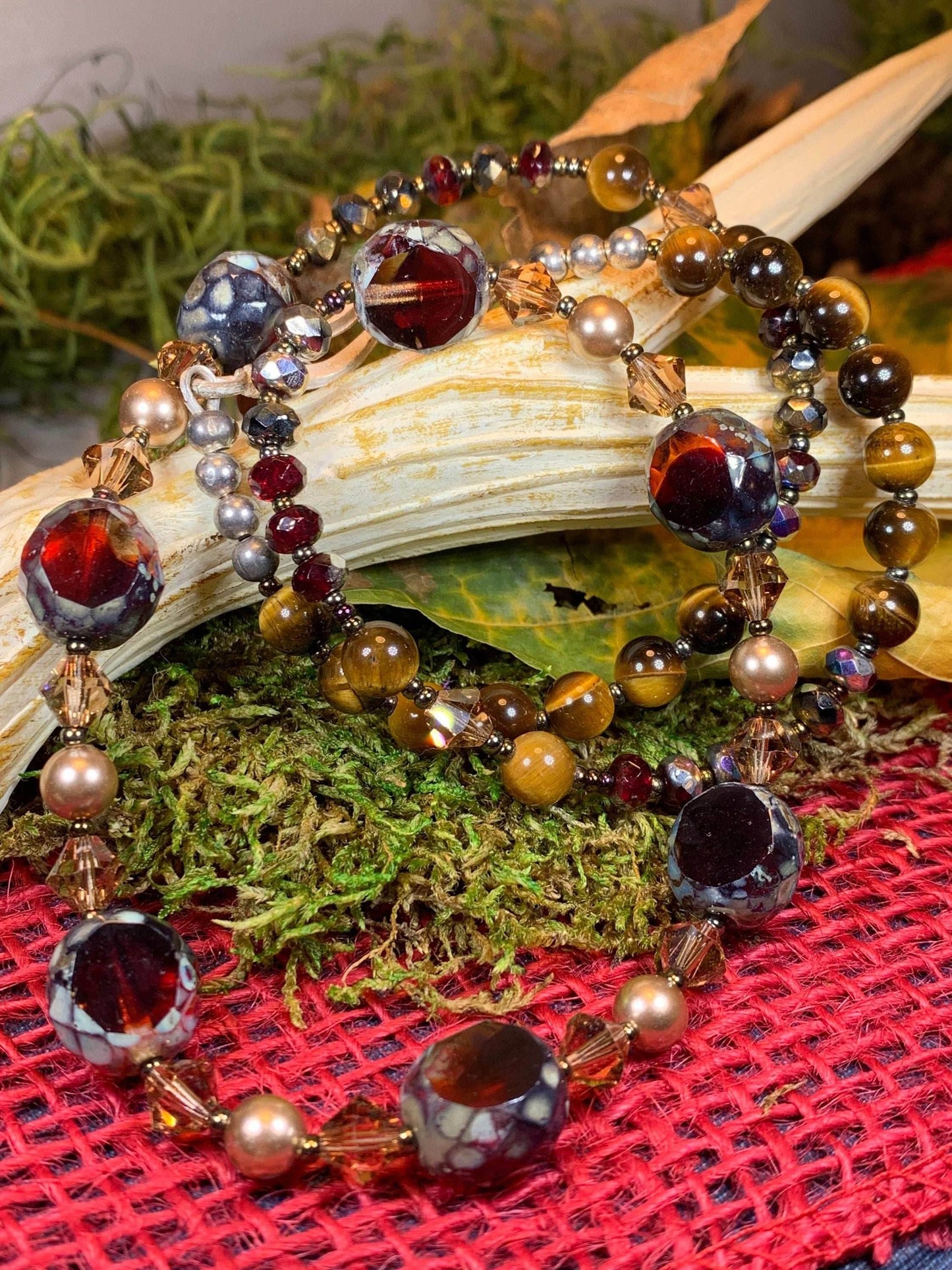 Highland Sunset Tiger's Eye Necklace - 