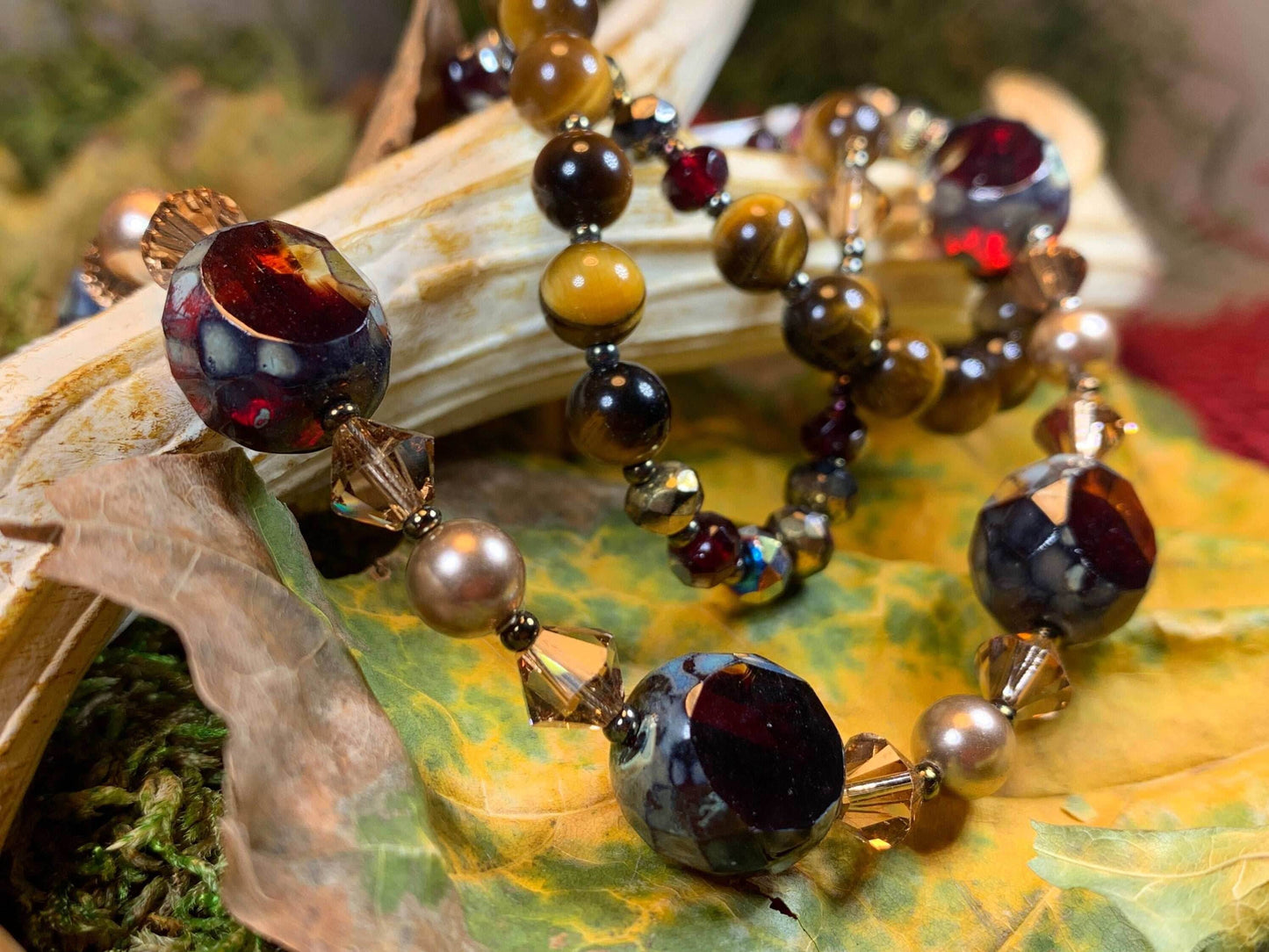 Highland Sunset Tiger's Eye Necklace - 