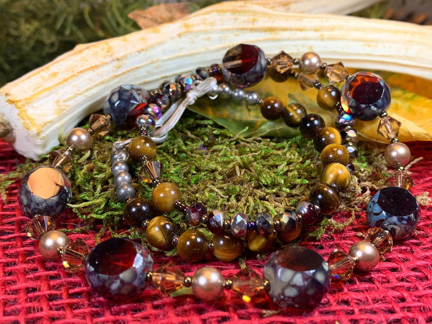 Highland Sunset Tiger's Eye Necklace - 