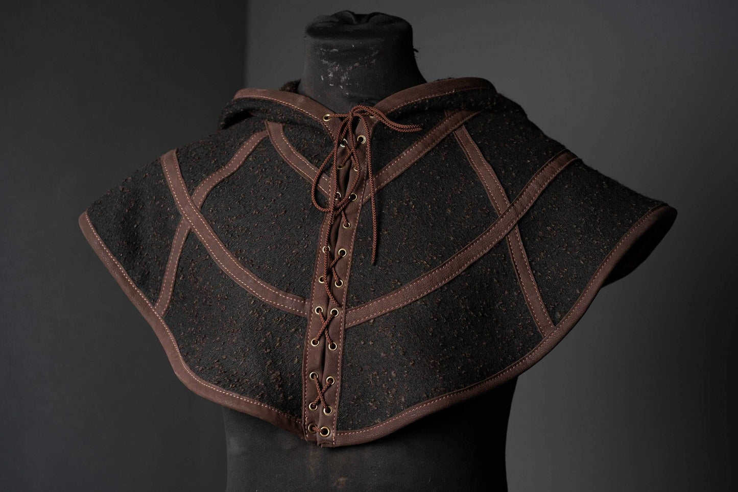 Jeff bridges hood with mantle (Seventh son) - S / Black