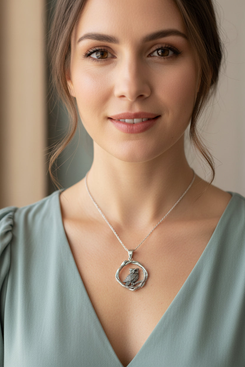 Nightwatcher Owl Necklace