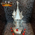 Fates End Wizard Dice Tower - Green Bronze / Without Tray